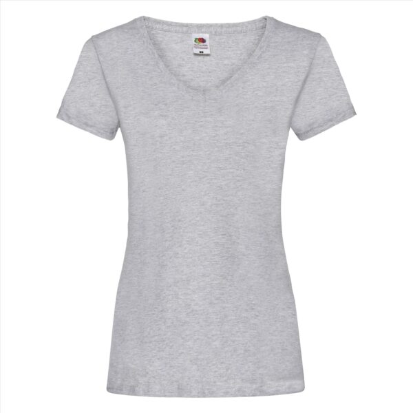 FOTL Lady-Fit Valueweight V-neck T