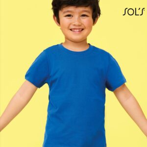 Klassiek kinder T-shirt met een ruime kleurkeuze.