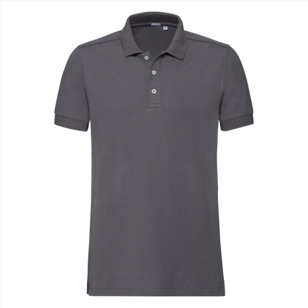 RUS Men Fitted Stretch Polo