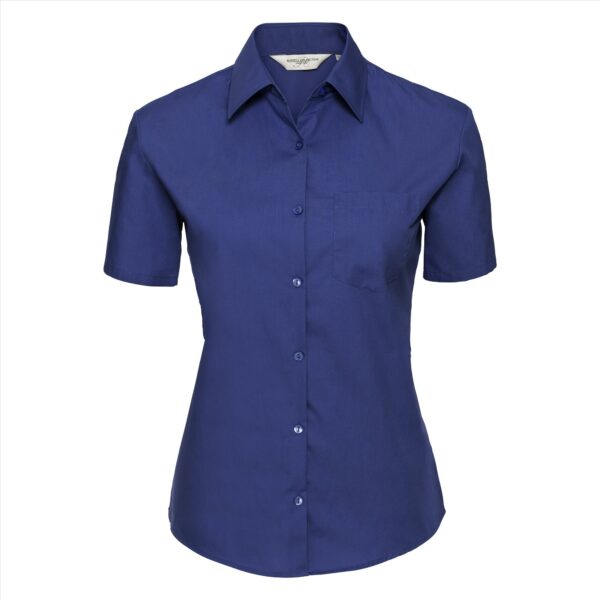 Ladies S/S Classic Pure Cot. Poplin Shirt