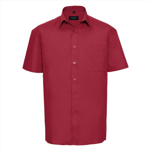 Men S/S Pure Cotton Poplin Shirt