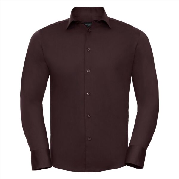 Men's Longsleeve Fitted Stretch Shirt