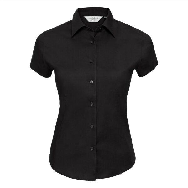 RUS Ladies Shortsleeve Fitted Stretch Shirt