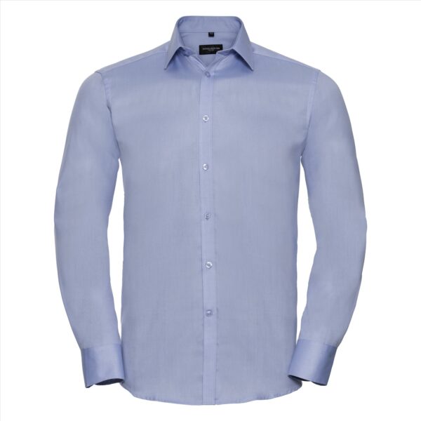 Men's L/S Tailored Herringbone Shirt