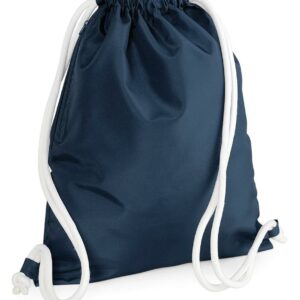Water resistant fabric. Chunky drawstring carry handles. Hidden pocket. Tear out label. Capacity 15 litres.