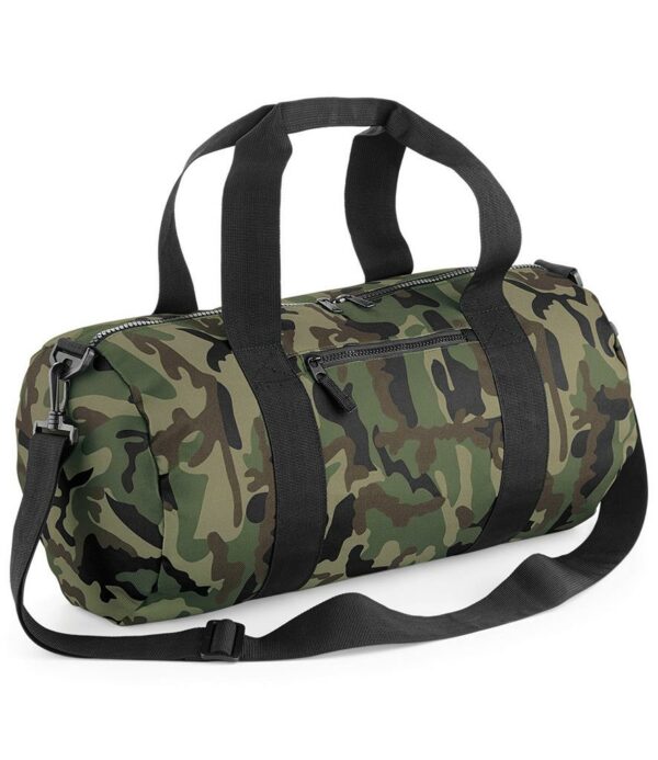 Camo Barrel Bag
