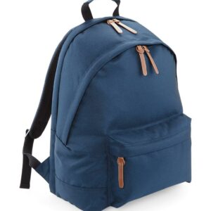 "Heritage styling. Padded grab handle. Padded adjustable mesh shoulder straps. Padded back panel. Main zip compartment. External access padded laptop compartment. Front zip pocket. Authentic PU and metal accents. Laptop compatible up to 15.6'"". Tear out label. Capacity 23 litres."