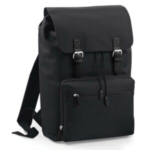 "Grab handle. Padded adjustable shoulder straps. Padded back panel. Padded laptop compartment. Drawcord closure. Magnetic closures. Laptop compatible up to 17'"". EasyPocket™ for ease of decoration. Tear out label. Capacity 18 litres."