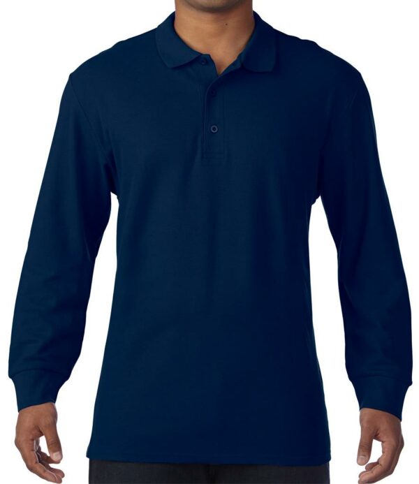 Long Sleeve Premium Cotton® Double Piqué Polo Shirt