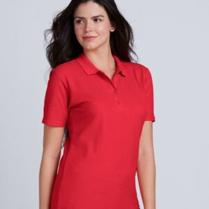 Pre-shrunk. Retail fit. Four self colour button placket. Rolled forward topstitched shoulders. Semi-fitted contoured silhouette with side seams. Twin needle sleeves and hem. Tear out label.