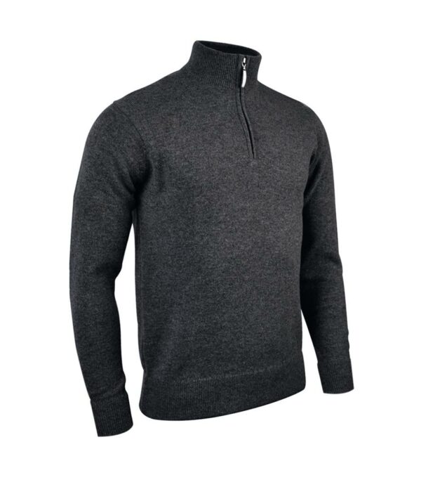 Zip Neck Lambswool Sweater