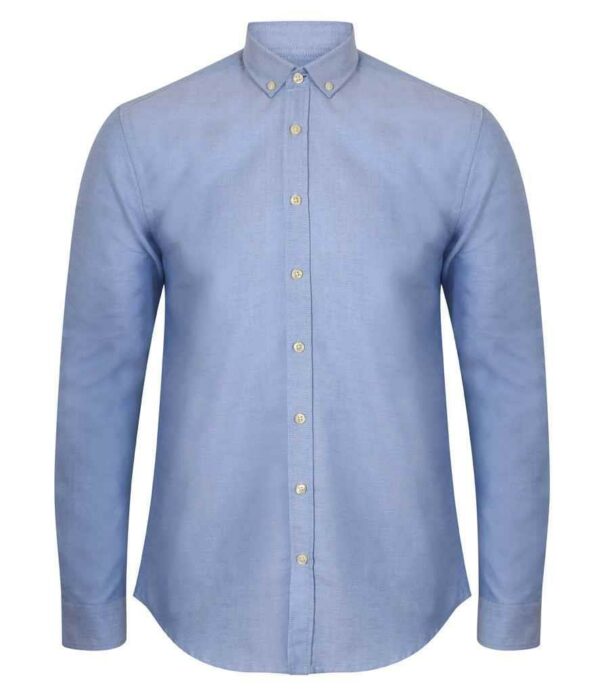 Modern Long Sleeve Slim Fit Oxford Shirt