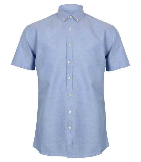 Modern Short Sleeve Regular Fit Oxford Shirt