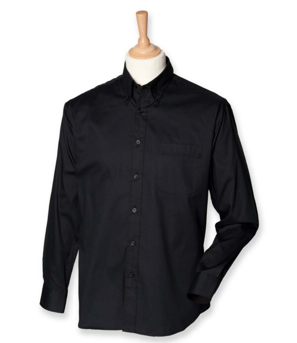 Long Sleeve Pinpoint Oxford Shirt