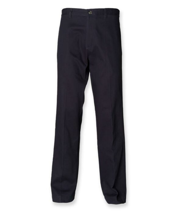 Flat Fronted Chino Trousers
