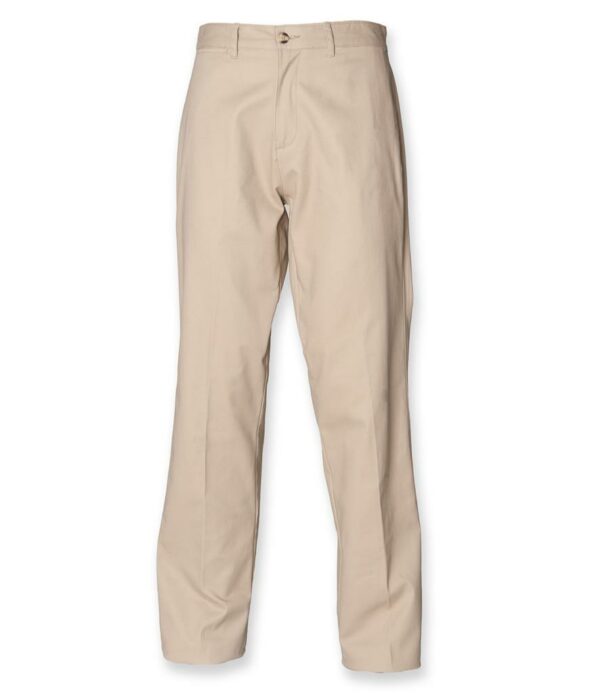 Flat Fronted Chino Trousers