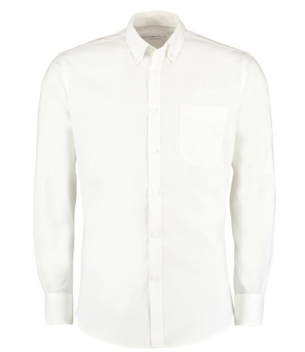 Premium Long Sleeve Slim Fit Oxford Shirt