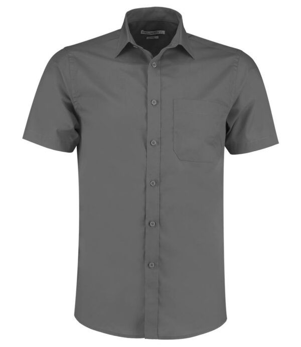 Short Sleeve Tailored Poplin Shirt