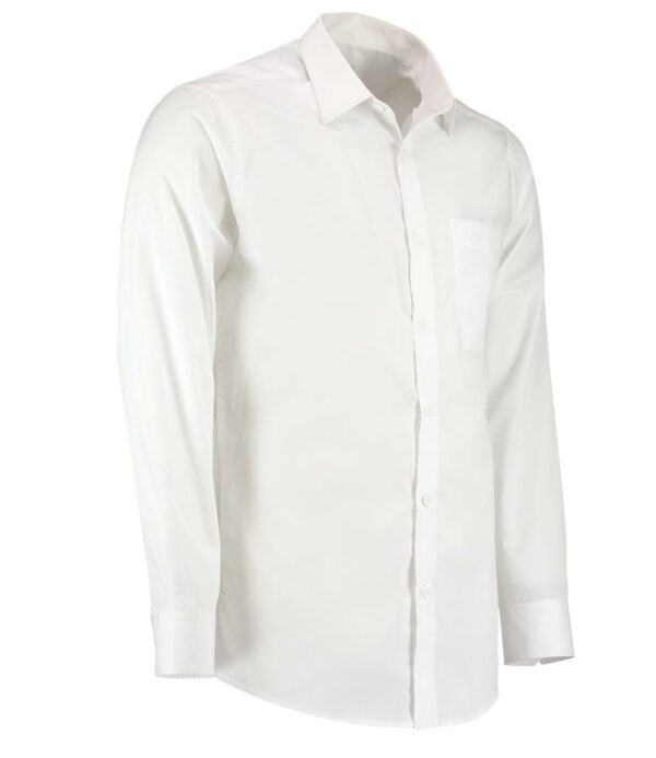 Long Sleeve Tailored Poplin Shirt