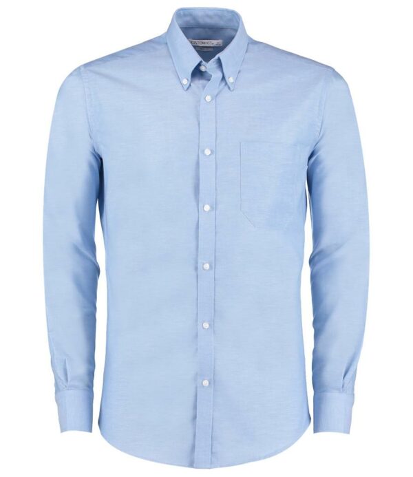 Long Sleeve Slim Fit Workwear Oxford Shirt