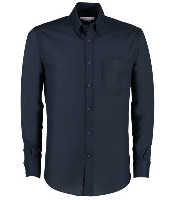 Long Sleeve Slim Fit Workwear Oxford Shirt