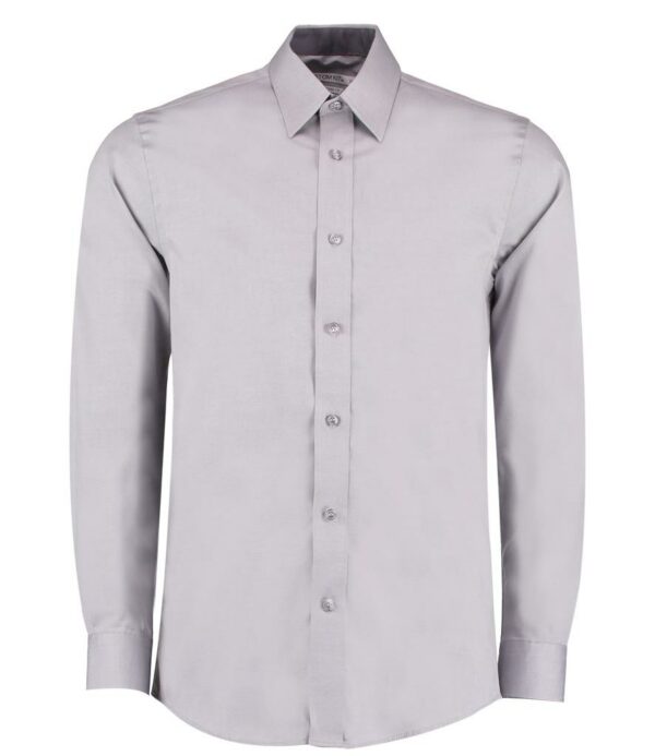 Premium Contrast Long Sleeve Tailored Oxford Shirt