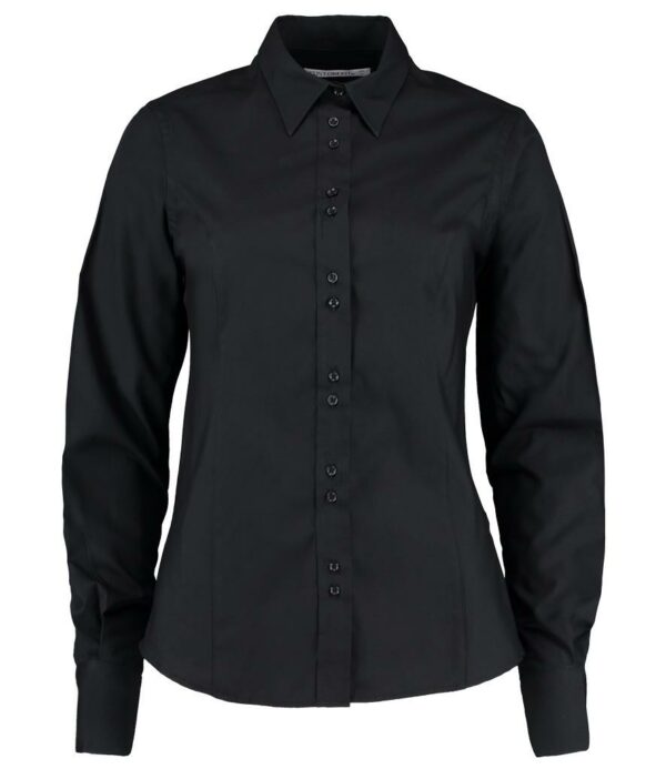 Ladies Long Sleeve Tailored City Business Shirt