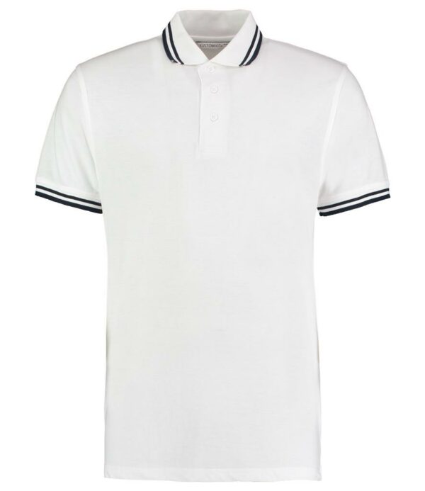 Contrast Tipped Poly/Cotton Piqué Polo Shirt