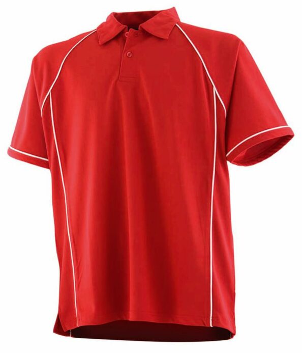 Finden and Hales Kids Performance Piped Polo Shirt