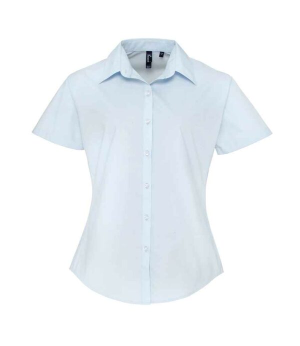 Ladies Supreme Short Sleeve Poplin Shirt