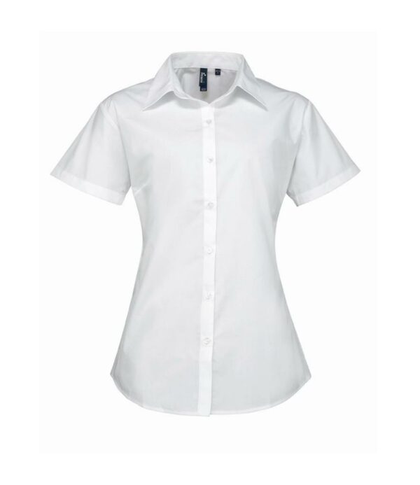 Ladies Supreme Short Sleeve Poplin Shirt