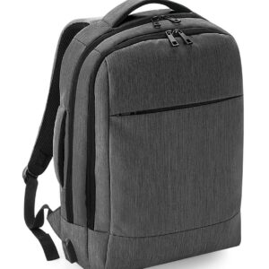 "Padded adjustable shoulder straps. Can be carried by hand or backpack style. Ergonomic padded back panel with discrete zip pocket. Main zip compartment. Padded iPad®/Tablet compartment. Internal zip valuables pocket. Padded laptop compartment compatible up to 15.6'"". Front zip pocket. Front organiser pocket. Power bank pocket (power bank not included). Integrated USB charging port. Tear out label. Capacity 16.5 litres."