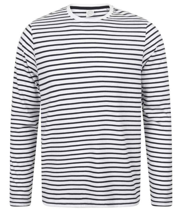 Unisex Long Sleeve Striped T-Shirt