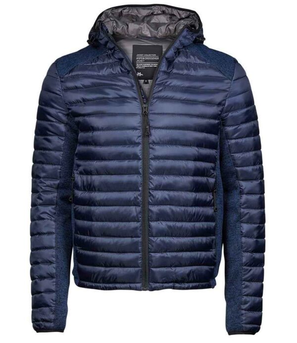 Crossover Hooded Padded Outdoor Jacket