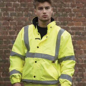 "Fleece lined body. Polyester lined sleeves. Conforms to EN ISO 20471: 2013 + A1: 2016 class 3. EN343: 2003 + A1: 2007 class 3.1. RIS-3279-TOM (orange only). Waterproof with fully taped seams. Concealed adjustable hood. Collar high full length zip with studded storm flap. Two reflective bands around the body