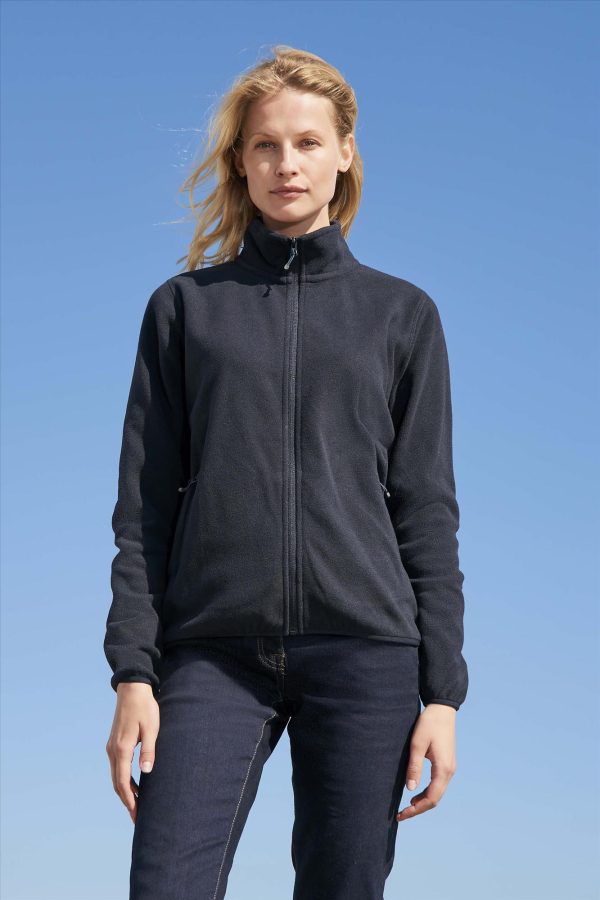 Een duurzaam fleece jacket voor dames van gerecycled polyester!