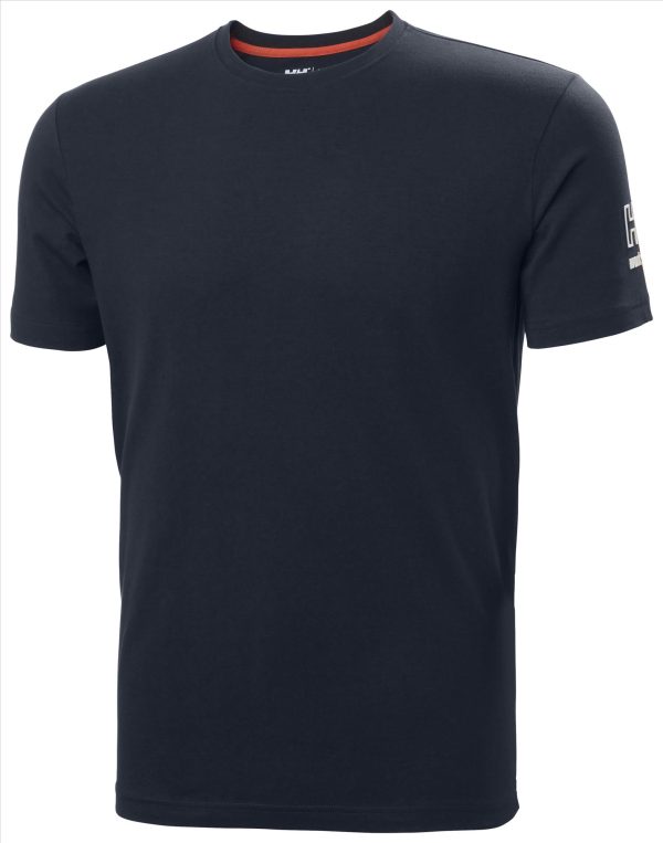 Shortsleeve T-Shirt met verhoogd HH Workwear logo. Heel comfortabel door combinatie van katoen en elastaan.